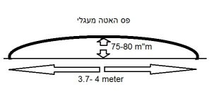 סכימה של פס האטה מעגלי (חתך רוחב)